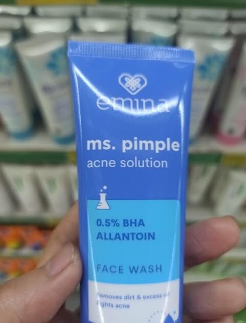 Emina Ms Pimple Acne Solution 0,5% BHA Allantoin Face Wash Ingredients