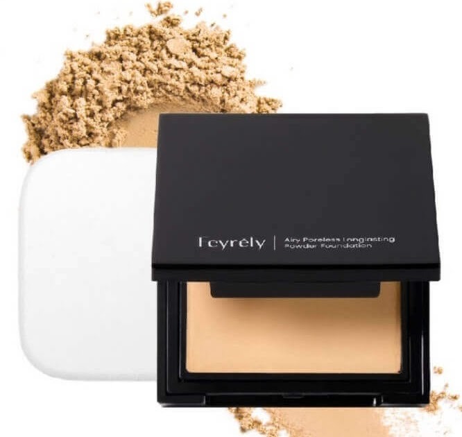 Feyrely airy poreless long lasting powder foundation