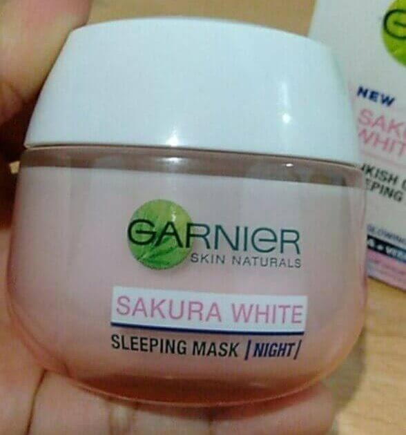 Garnier Sakura Glow Serum Night Cream Moisturizer