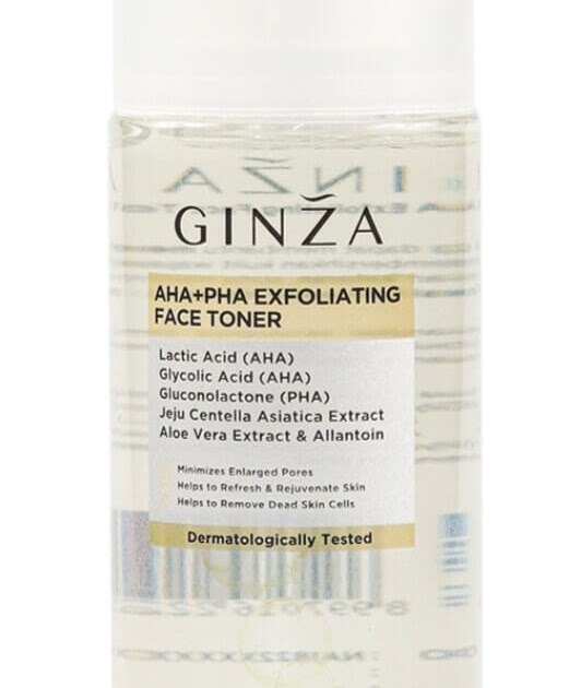 Ginza AHA + PHA Exfolliating Face Toner