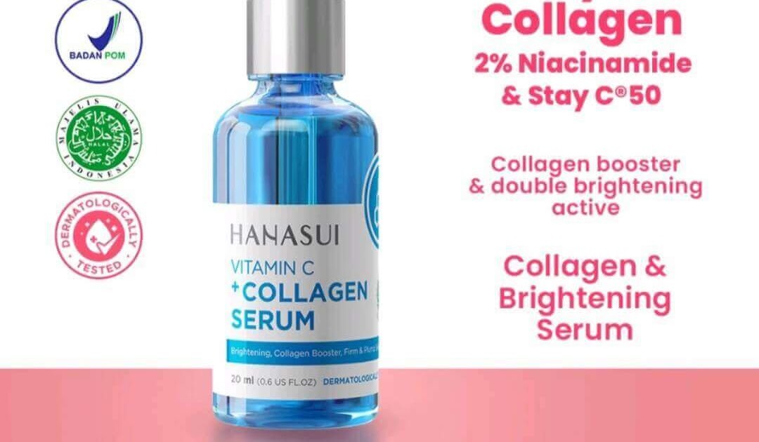 HANASUI Serum Vit C + Collagen formula baru Ingredients