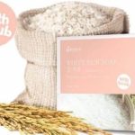 Hanasui White Organic Rice Scrub Soap
