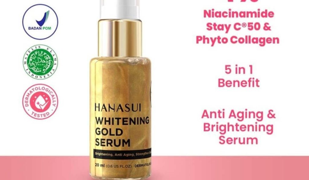 Hanasui Whitening Gold Serum New Look & Improved Formula