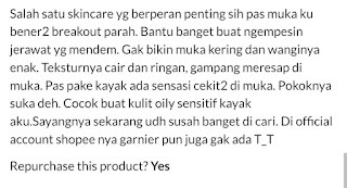 Ingredients Garnier Pure Active Sensitive Anti Acne Serum Cream