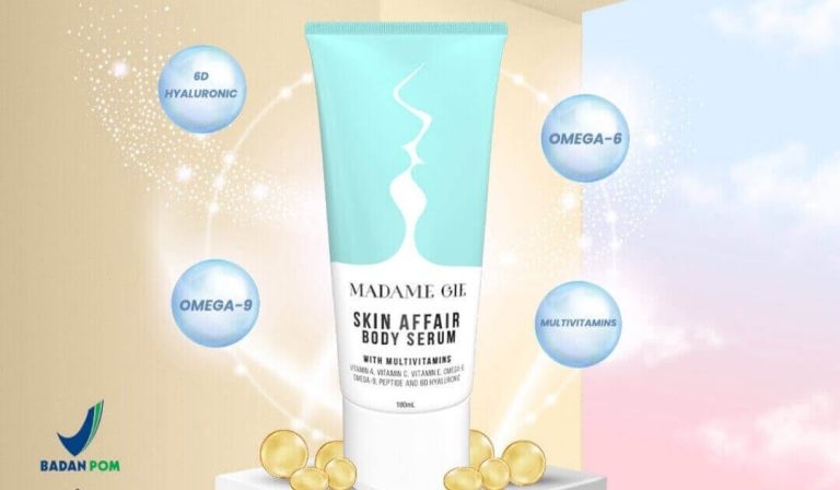 Madame Gie Skin Affair Body Serum with Multivitamins Ingredients