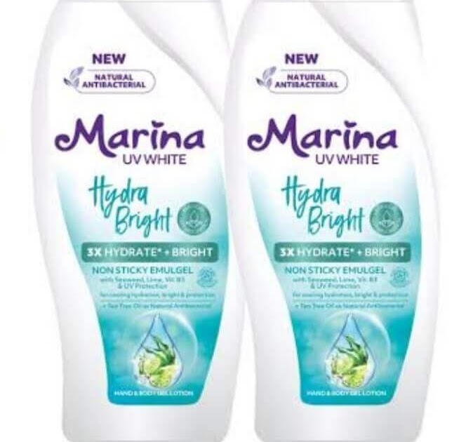 Marina Hydra Bright Hand Body Gel Lotion (New)
