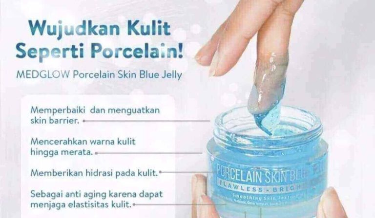 Medglow Clinic Porcelain Skin Blue Jelly Whitening Anti Acne