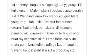Mengintip Ingredients Garnier Sleeping Mask Yogurt