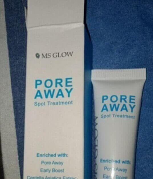 MS Glow Pore Away Spot Treatment Ingredients