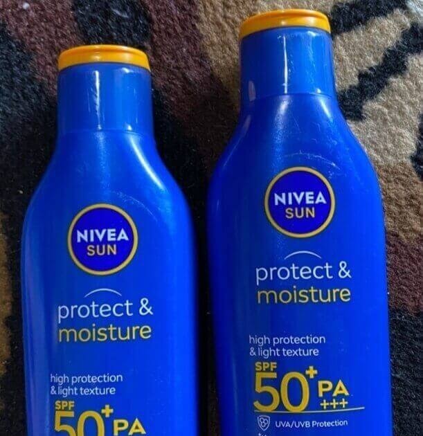 NIVEA Sun Lotion Protect & Moisture SPF 50+ PA+++ Ingredients