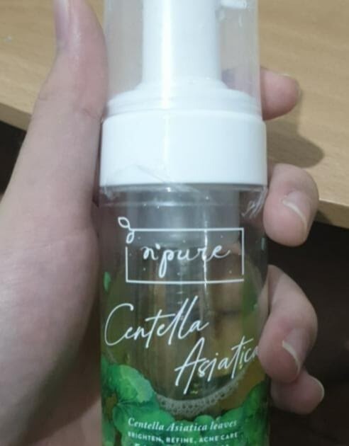 N'Pure Facial Wash Cica Series Ingredients