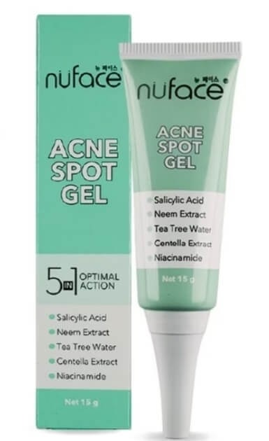 Nuface Acne Spot Gel Ingredients