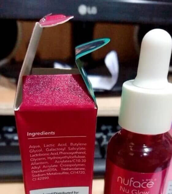 Nuface Nu Glow AHA-BHA-PHA Peeling Serum