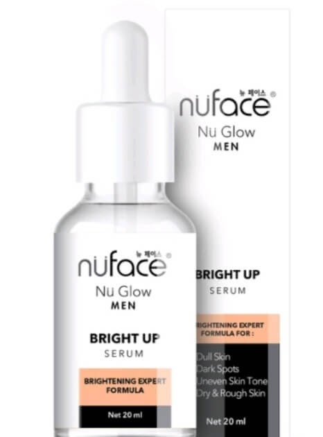 Nuface Nu Glow Bright Up Serum for Men Ingredients