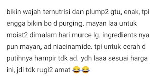 Penjelasan Ingredients Azarine Easy White Night Cream