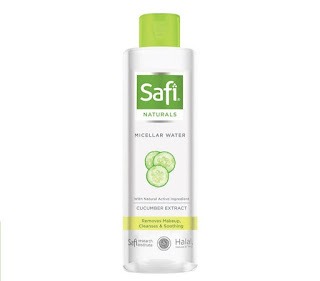 Penjelasan Ingredients Safi Micellar Water Cucumber