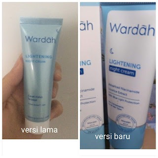 Penjelasan Ingredients Wardah Lightening Night Cream Versi baru