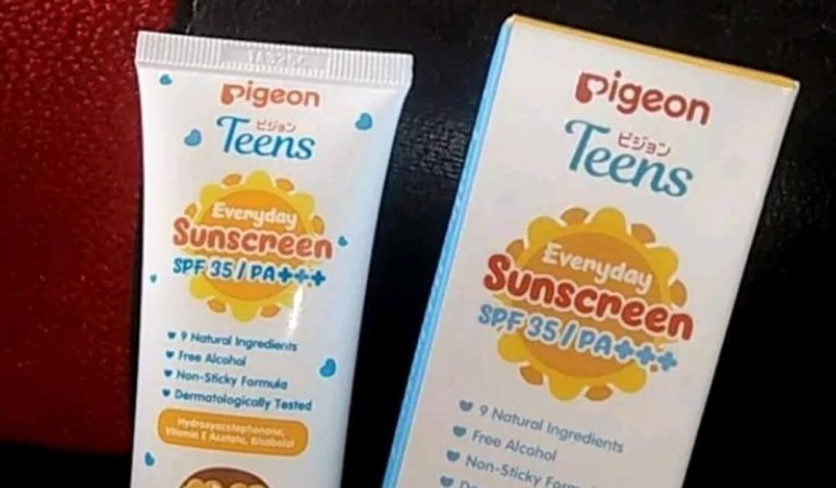 Pigeon Teens Everyday Sunscreen SPF 35 PA+++ Ingredients