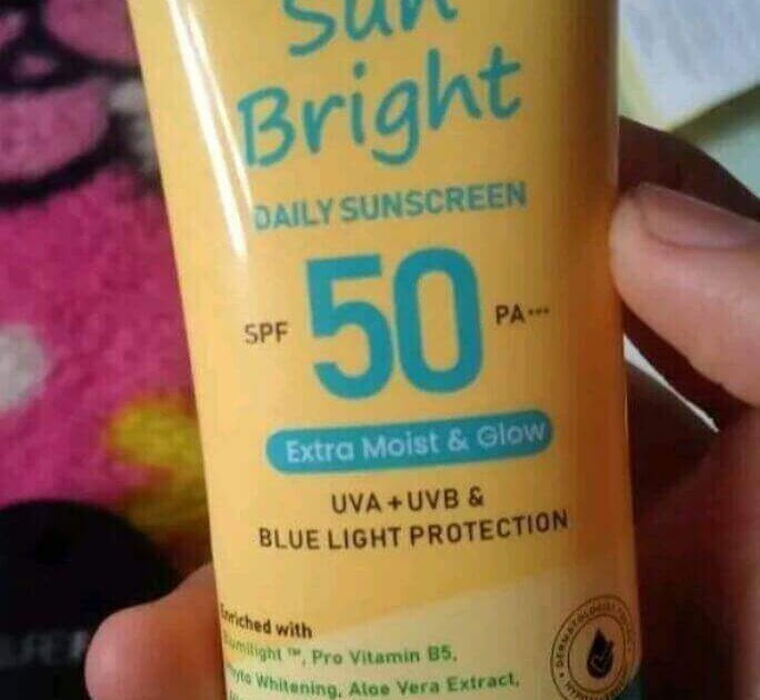 Scarlett Whitening Sunscreen Sun Bright Daily SPF 50 PA+++