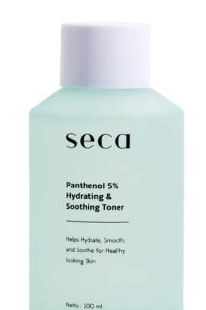 Seca 5% Panthenol Hydrating & Soothing Toner Ingredients