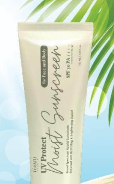 Teratu Beauty UV Protect Moist Sunscreen for face and body SPF 30 PA++++