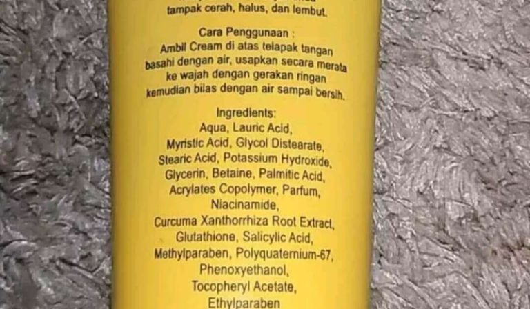 The Face Temulawak Brightening Facial Wash