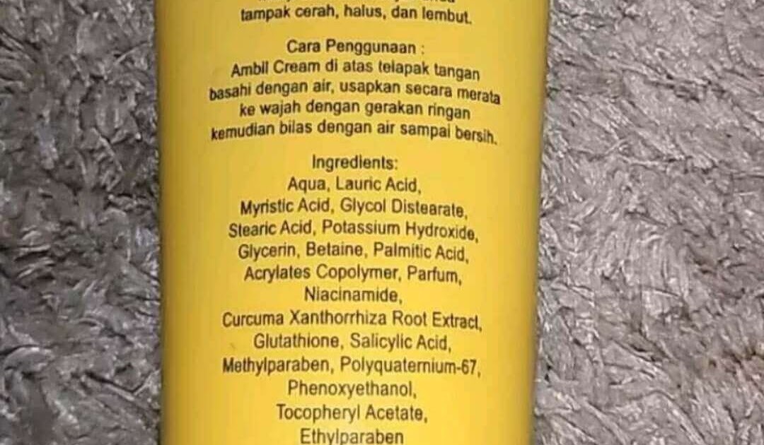 The Face Temulawak Brightening Facial Wash