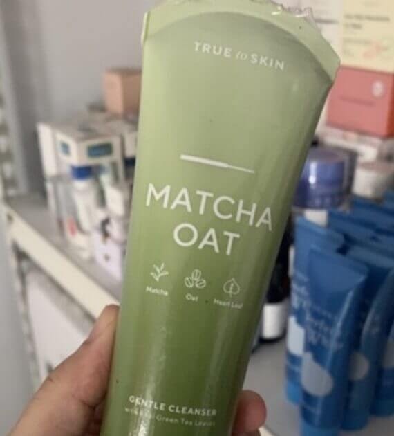 True To Skin Matcha Gentle Oat Cleanser
