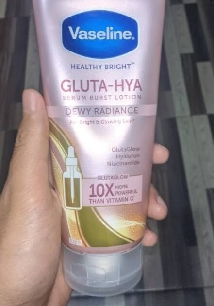 Vaseline Healthy Bright Gluta Hya Serum Burst Lotion Dewy Radiance