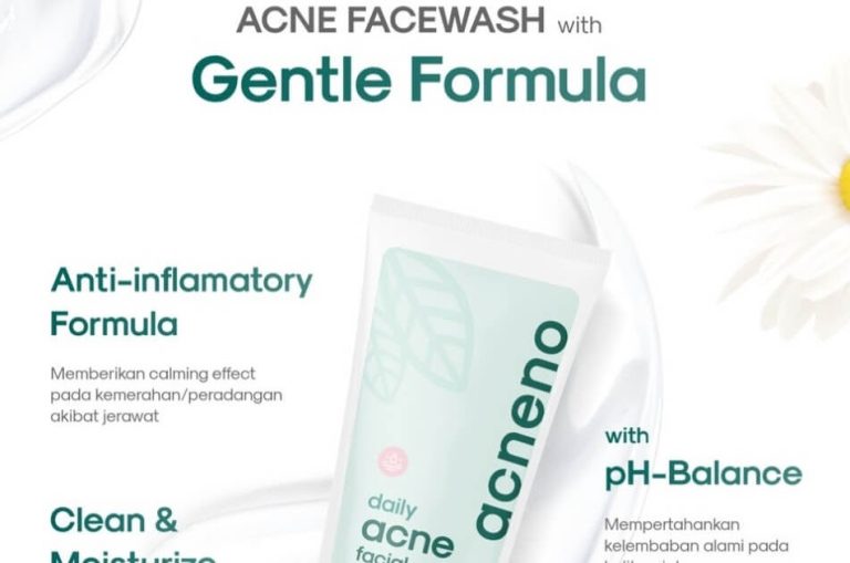 Cek Ingredients ACNENO Daily Acne Facial Wash