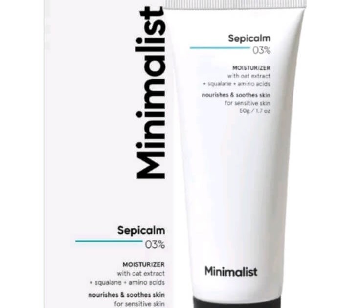 Cek Ingredients Be Minimalist Sepicalm 3% Moisturizer
