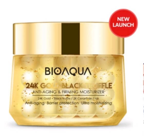 Cek Ingredients Bioaqua 24k Gold Black Truffle Anti Aging and Firming Moisturizer