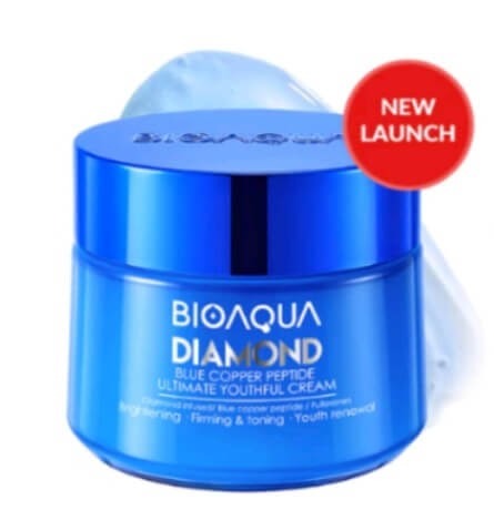 Cek Ingredients Bioaqua Diamond Blue Copper Peptide Ultimate Youthful Cream