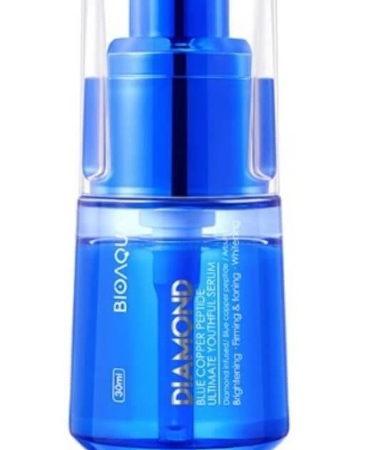 Cek Ingredients BioAqua Diamond Blue Copper Peptide Ultimate Youthful Serum
