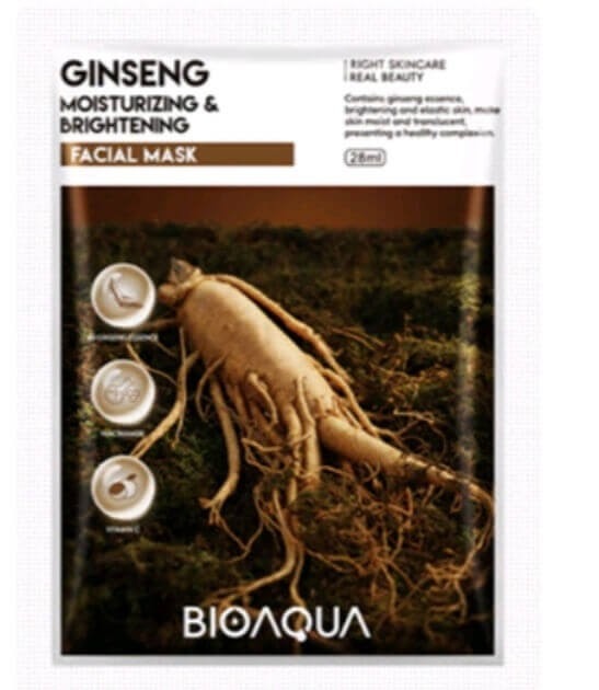 Cek Ingredients Bioaqua Gingseng Brightening Sheet Mask