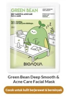 Cek Ingredients Bioaqua GreenBean Sheet Mask