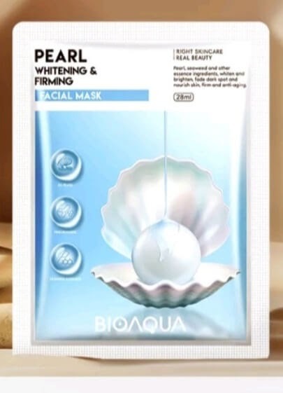 Cek Ingredients Bioaqua Pearl Whitening Sheet Mask
