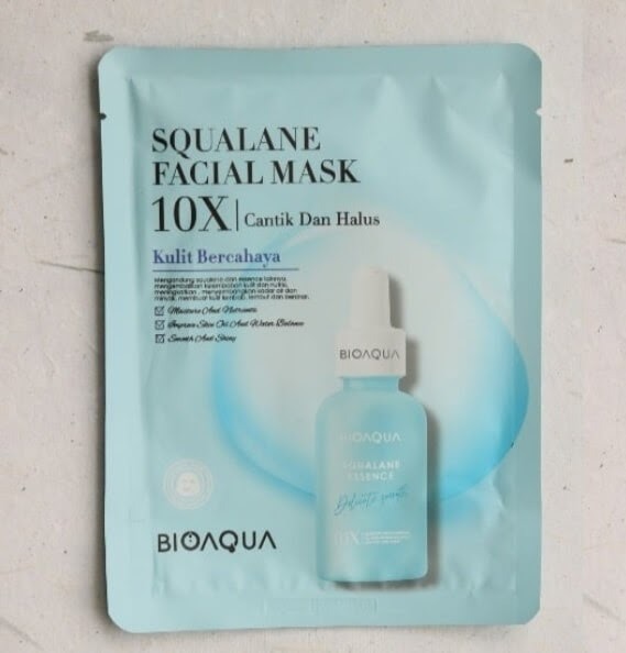 Cek Ingredients Bioaqua Squalane Facial Mask