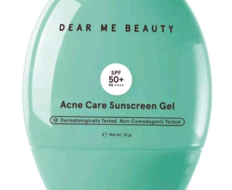 Cek Ingredients Dear Me Beauty Acne Sunscreen Gel SPF 50 PA++++