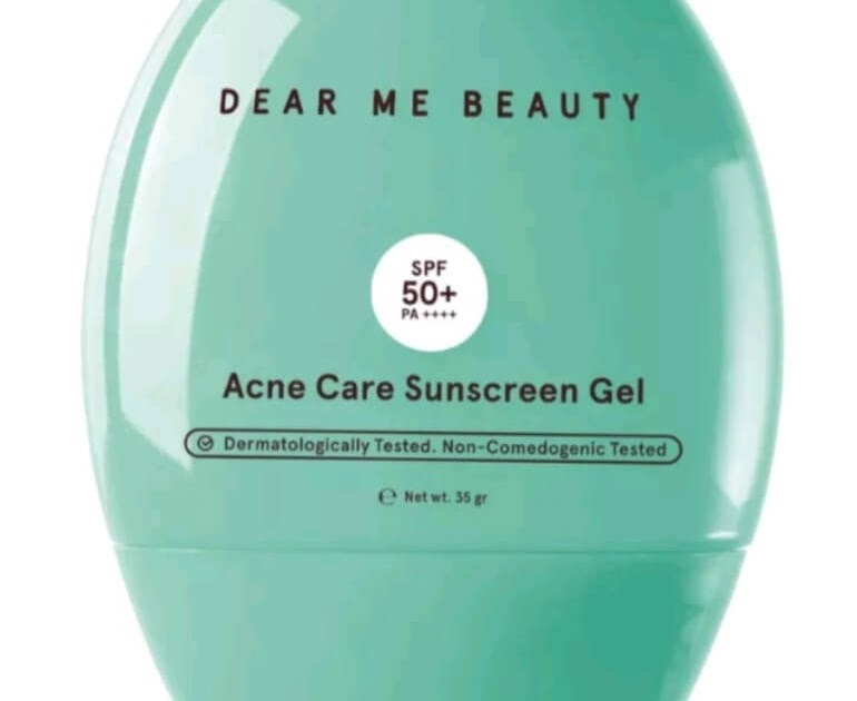 Cek Ingredients Dear Me Beauty Acne Sunscreen Gel SPF 50 PA++++