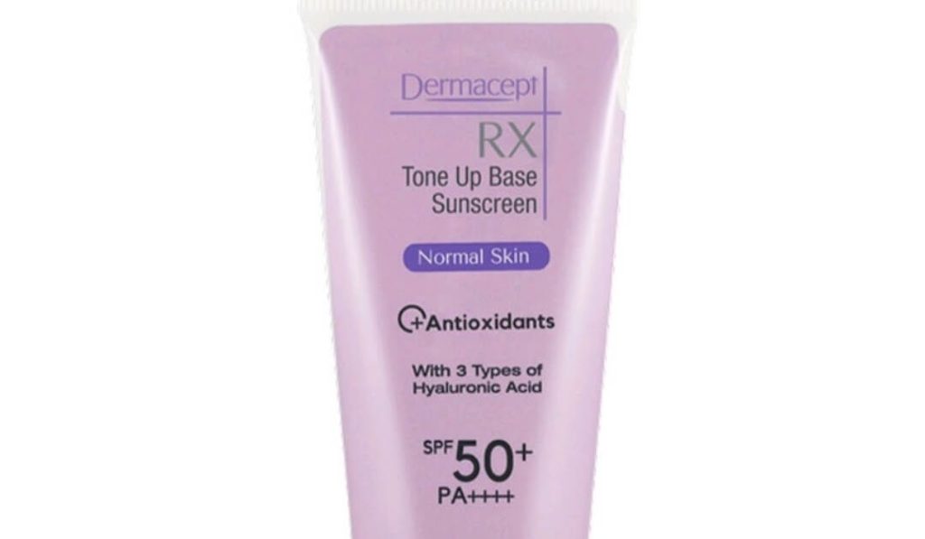 Cek Ingredients Dermacept RX Tone Up Base Sunscreen Normal Skin SPF 50 PA++++