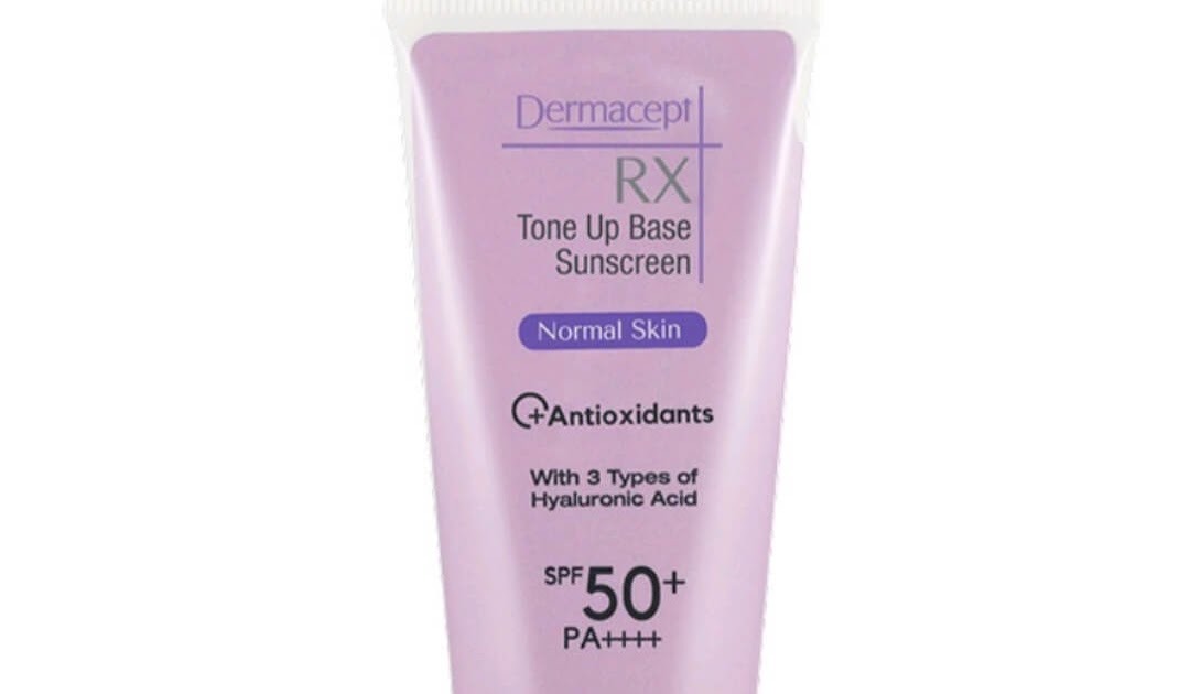 Cek Ingredients Dermacept RX Tone Up Base Sunscreen Normal Skin SPF 50 PA++++