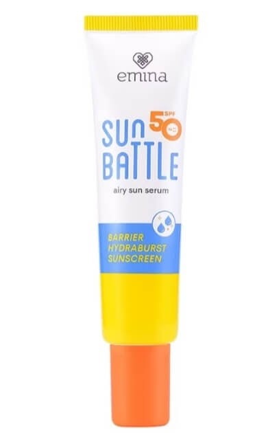 Cek Ingredients Emina Sun Battle Barrier Hydraburst Sunscreen SPF 50 PA++++