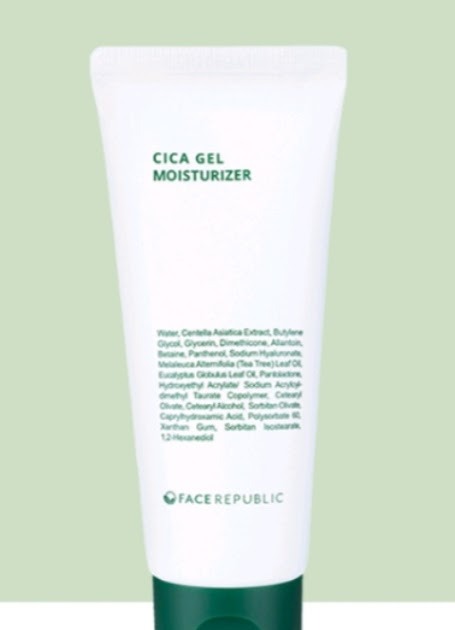 Cek Ingredients Face Republic Cica Gel Moisturizer