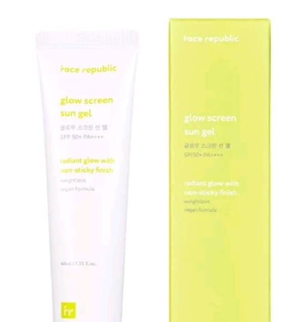 Cek Ingredients Face Republic Glow Screen Sun Gel SPF 50 PA++++