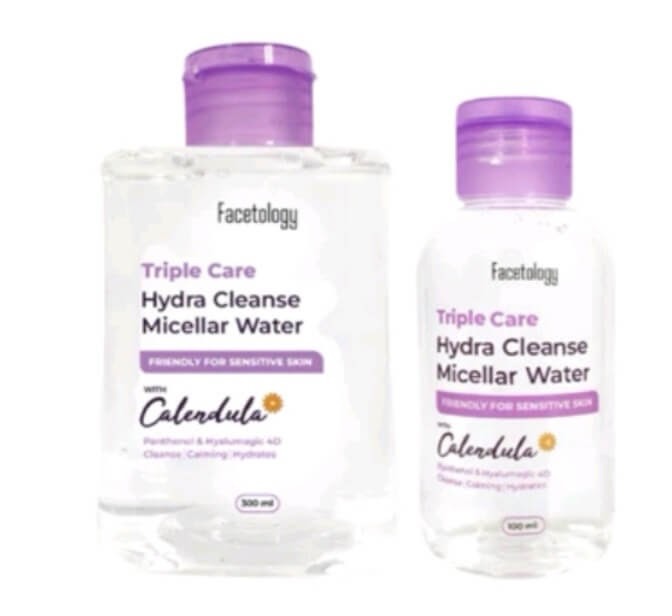 Cek Ingredients Facetology Triple Care Hydra Cleanse Micellar Water
