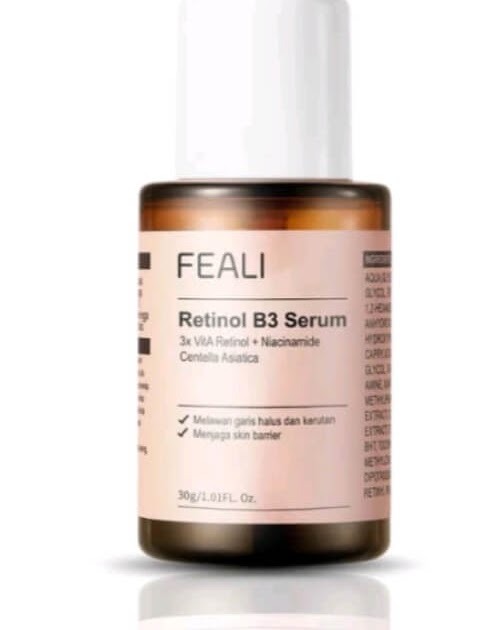 Cek Ingredients Feali retinol B3 serum