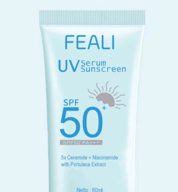 Cek Ingredients Feali UV Serum Sunscreen SPF 50 PA+++