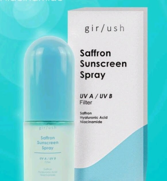 Cek Ingredients Girlush Saffron Sunscreen Spray