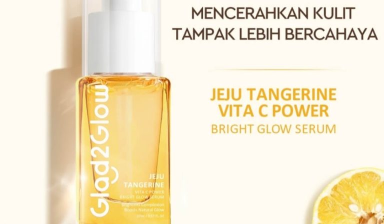 Cek Ingredients Glad2Glow Jeju Tangerine Vita C Power Bright Glow Serum